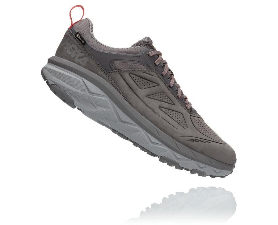 Tenis Hoka One One Trail Hombre Grises - Challenger Bajos Gore-Tex - JGLS41687